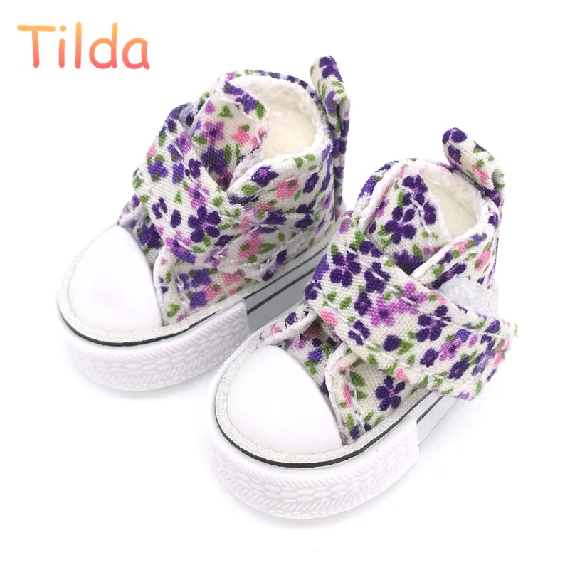 Обувь для кукол Tilda Blyth 3 5 см Цветочная холщовая обувь Blythe OB24 BJD 1/6 KPOP аксессуары EXO 15