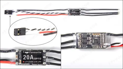RCMOY Littlebee 20A мини ESC(2-4 S) для ZMR250 ZMR180 QAV250 с видом от первого лица Квадрокоптер Радиоуправляемый Дрон 4-осевой Мультикоптер