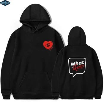 

2018 Twice Cool Cap oversized hoodie sweatshirt tracksuit Fashion Twice Casual Women/Men K-pop moletom Fans Clothes