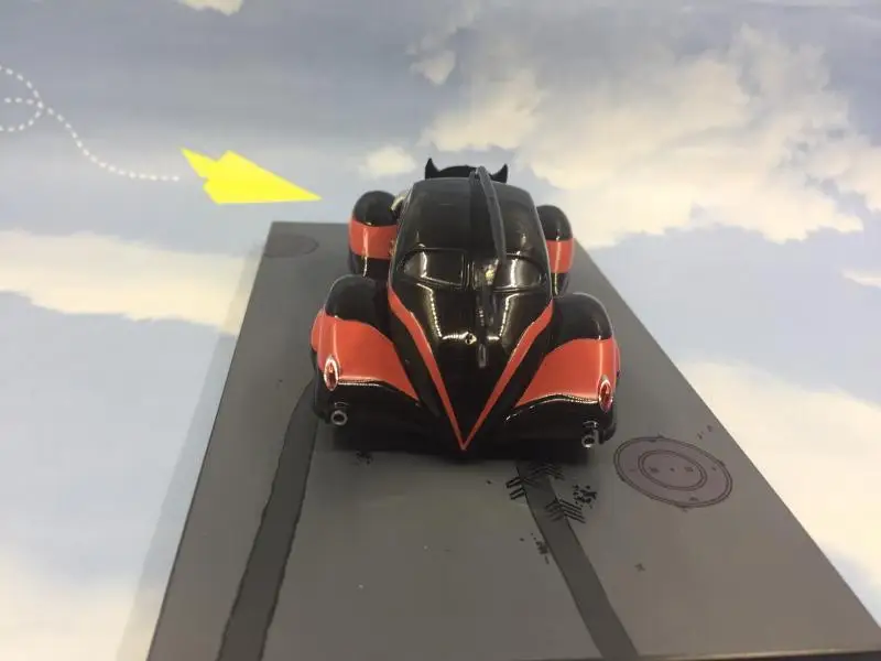 1/43 специальный литой металл супер герой колесница Настольный дисплей Коллекция Модель игрушки для детей