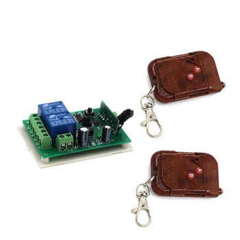 

DC 12V 2 CH 2CH RF Wireless Remote Control Switch System 2 X Transmitter + 1 X Receiver 315/433 MHZ 3299
