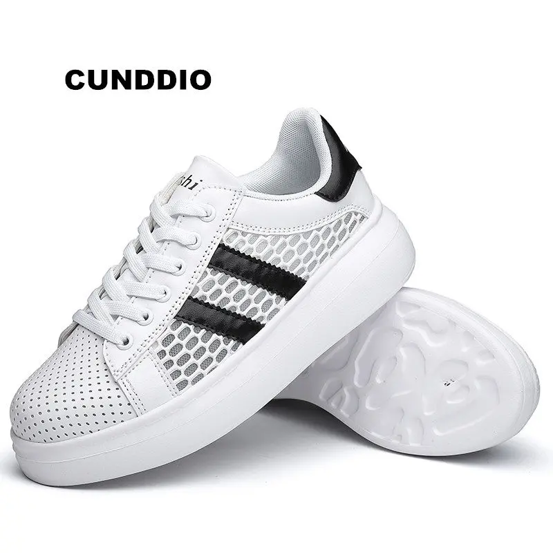 

2018 Women Sneakers Brand super Woman tenis feminino Casual shoes Flat shoes Breathable mesh outdoor leisure joker Breathe light