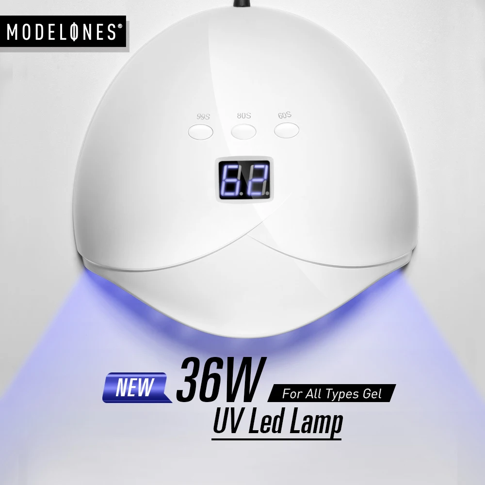 

Modelones Z12 36W UV LED Lamp Nail Dryer Portable With USB Cable For Prime Gift Home Use Gel Nail Polish Dryer USB UV Lamp