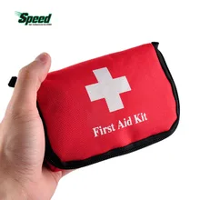 Комплект жизнеобеспечения в чрезвычайных ситуациях Путешествия Спорт дома медицинская сумка открытый автомобиль безопасный аварийный выживания мини аптечка красный цвета пустой