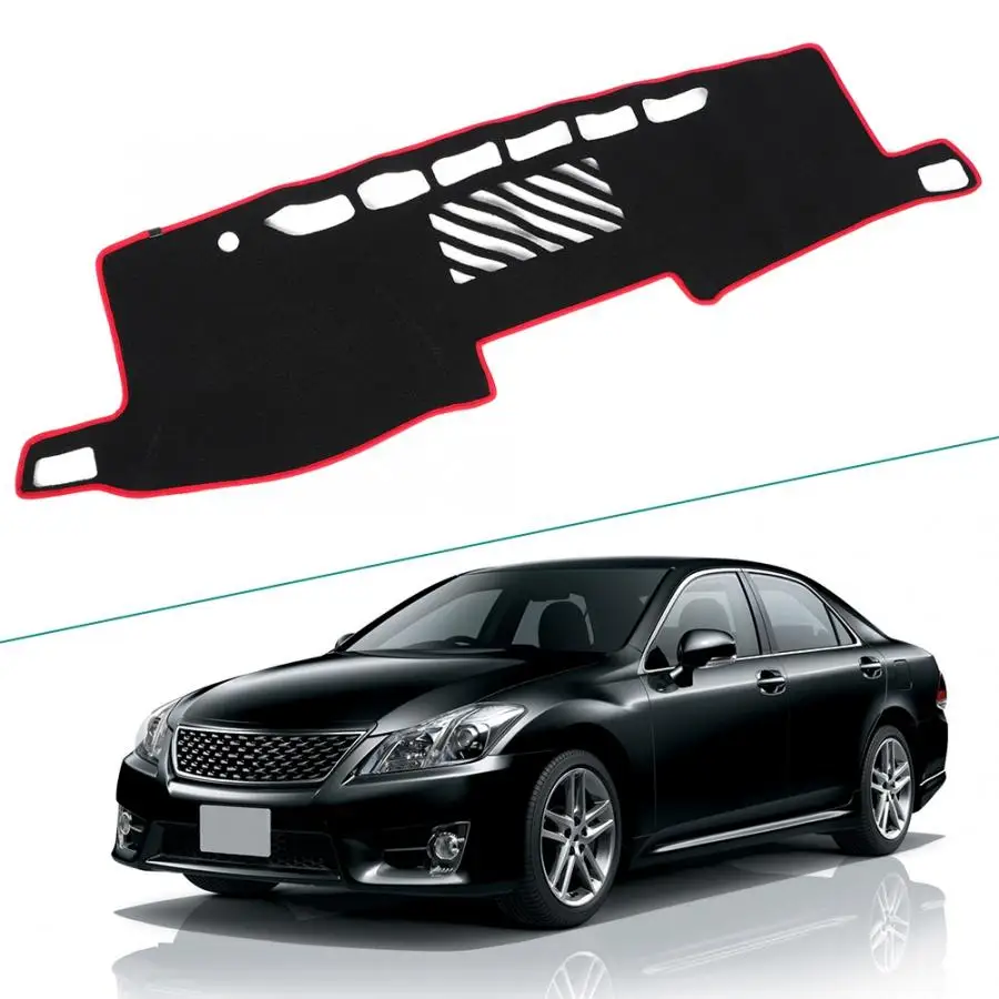 Oto aksesuar Приборная панель автомобиля Избегайте Light Pad Обложка коврик подходит для TOYOTA CROWN 13 2010 2011 2012 автомобильные аксессуары