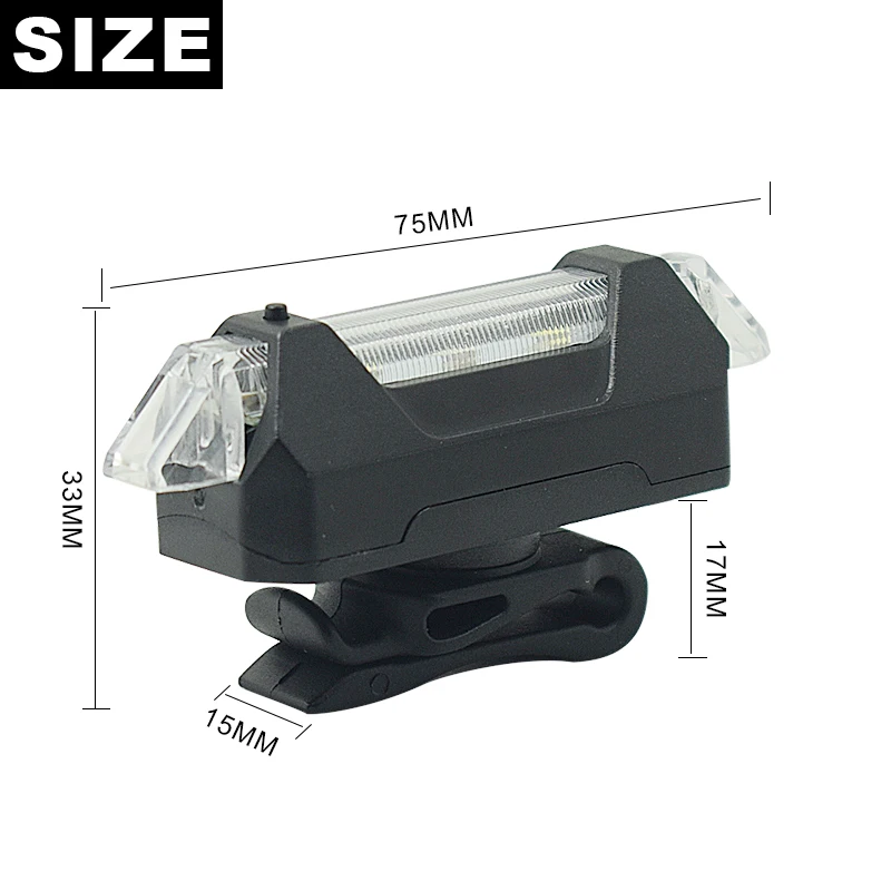 Perfect WasaFire New Bicycle Rear Light Fietsverlichting Red Blue Bike Tail Light Luz Bicicleta Farol Bike Led Lanterna Cycling Light 10