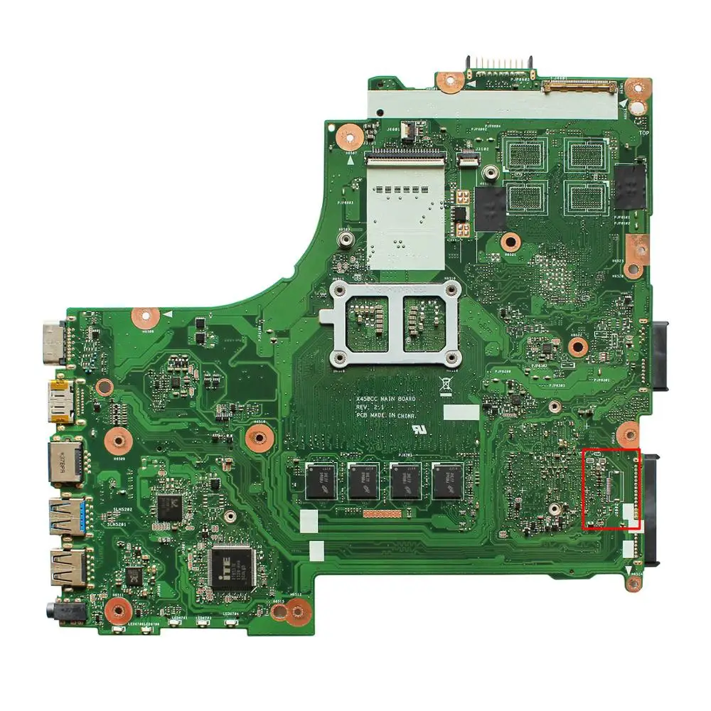 I3-2375M CPU X450CC اللوحة الأم ل ASUS X450CC X450C X450 اللوحة المحمول X450CC REV 2.3/2.1 اللوحة المحمول