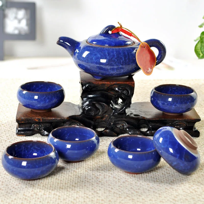 Фарфоровый ледяной набор Gaiwan, китайский чайный набор кунг-фу, Tenmoku, чайная чашка, чайная посуда, набор, китайские традиционные чайные наборы из костяного фарфора, подарок