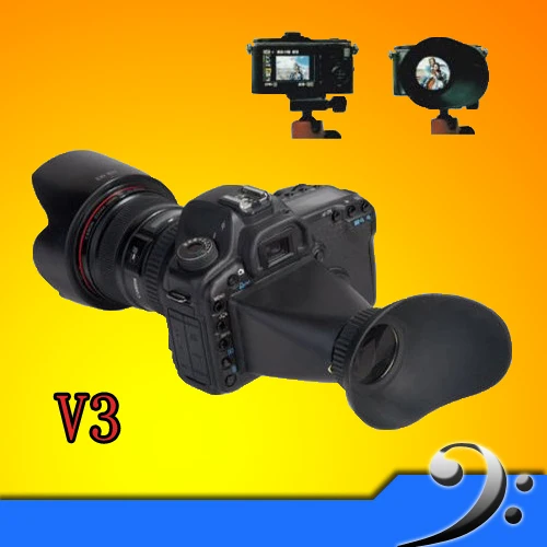 V3 Camera Viewfinder Magnifier Eyecup Extender For Canon 600D 60D T3iin Photo Studio