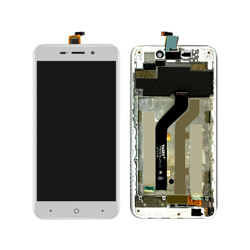 

White For ZTE Blade X3 LCD Display with Touch Screen Digitizer Assembly With Frame Free Shipping