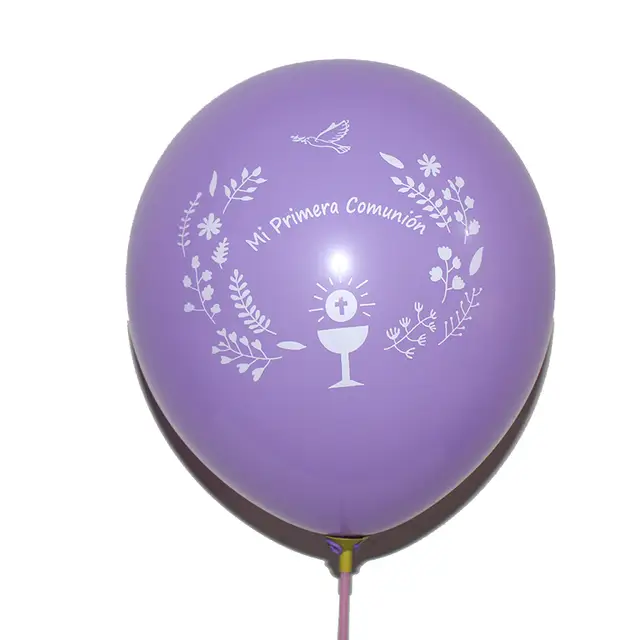 50pcs First Holy Communion Balloons First Communion Party Ideas
