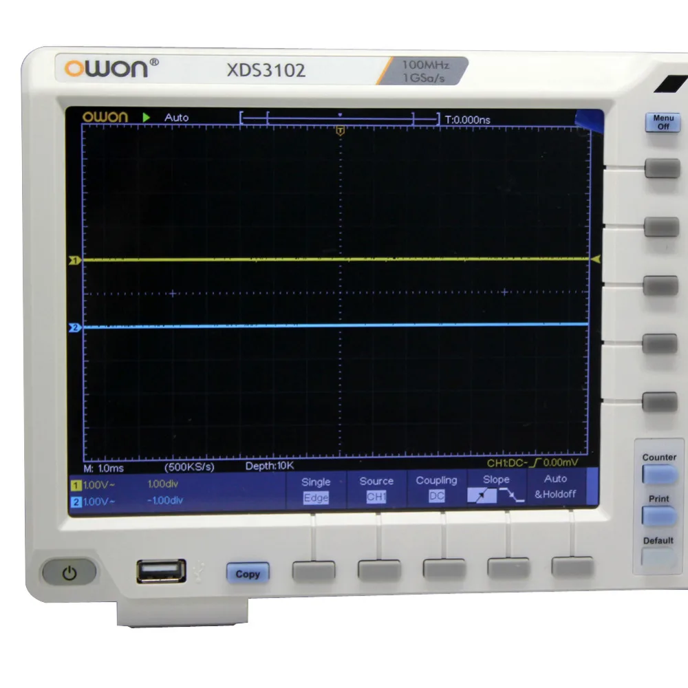 OWON XDS3102 100 МГц 1 г осциллограф Регистратор мультиметр генератор сигналов опционально