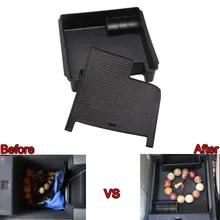 BBQ@ FUKA консоль подлокотник коробка для хранения держатель бархатный поддон для Volvo XC60 S60 S60l V60 2010- автомобильный Стайлинг авто аксессуары