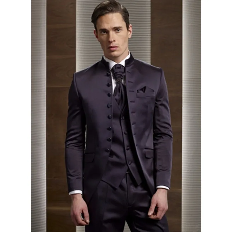 Последний дизайн пальто брюки мужской костюм Slim Fit смокинг жениха шафера мужские свадебные костюмы Выпускной Блейзер 3 шт.(куртка+ брюки+ жилет