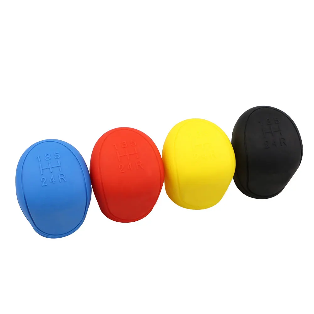 

1Pc Silicone MT Car Shift Gear Knob Handbrake Cover for Ford Focus 2 3 4 Fiesta Kuga 2 Escape Gear Head Protective Collar Case