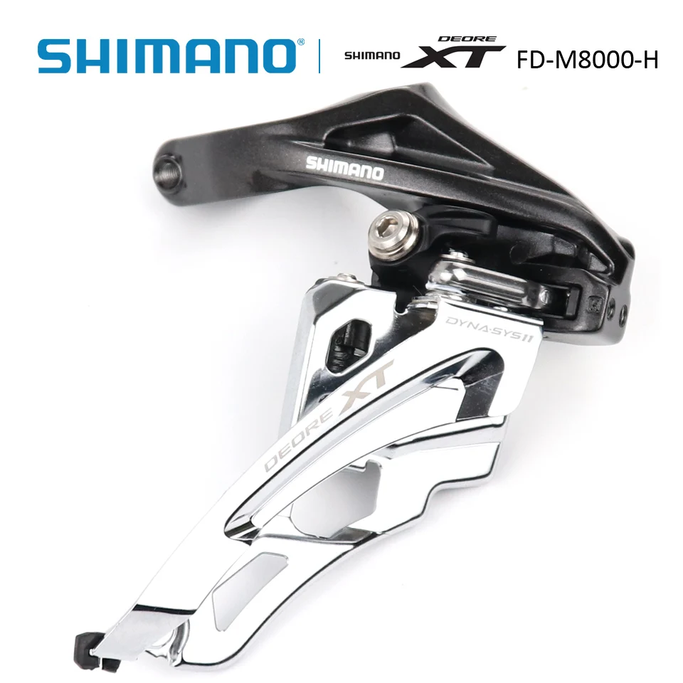 SHIMANO Deore XT FD-M8000 3x11s Side-Swing Front Derailleur High Clamp MTB Mountain Bike | Спорт и развлечения