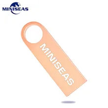 Usb флеш-накопитель MiNiSeas водонепроницаемый металлический серебристый 4 цвета 64 ГБ 32 ГБ 16 ГБ 8 ГБ флеш-накопитель Флешка u диск memoria флеш-накопитель memoria Cel stick подарок