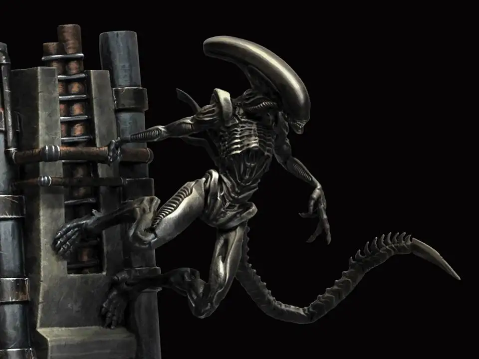 

1/32 Resin Model Building Kit Figure 90mm alien base
