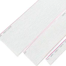 1 м 6/8/10/14/16/20/24/26/30/34/40 Pin Путь серый плоский кабель FC плоской проволоки 1,27 мм шаг для 2,54 мм FC IDC разъемы резистор