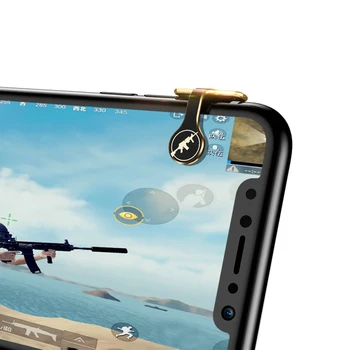

Helmet style For PUBG mibile game Phone Gamepad Trigger Fire Button Aim Key Smart phone Mobile Games L1R1 Shooter Controller