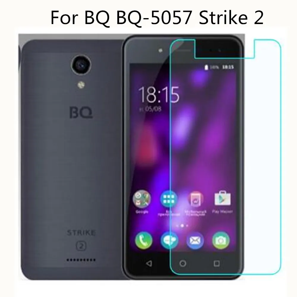 Закаленное стекло для BQ BQ-5057 Strike 2 5057 5,", чехлы для смартфонов, защитная пленка для экрана, Защитная пленка для экрана на BQ BQ-5057 Strike 2