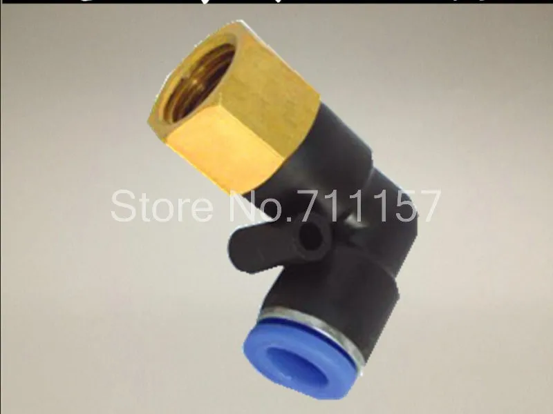 5PCS/Set 4mm-16mm Pneumatic Elbow 90 Degree Connector Push In Fitting Hose Tube 
