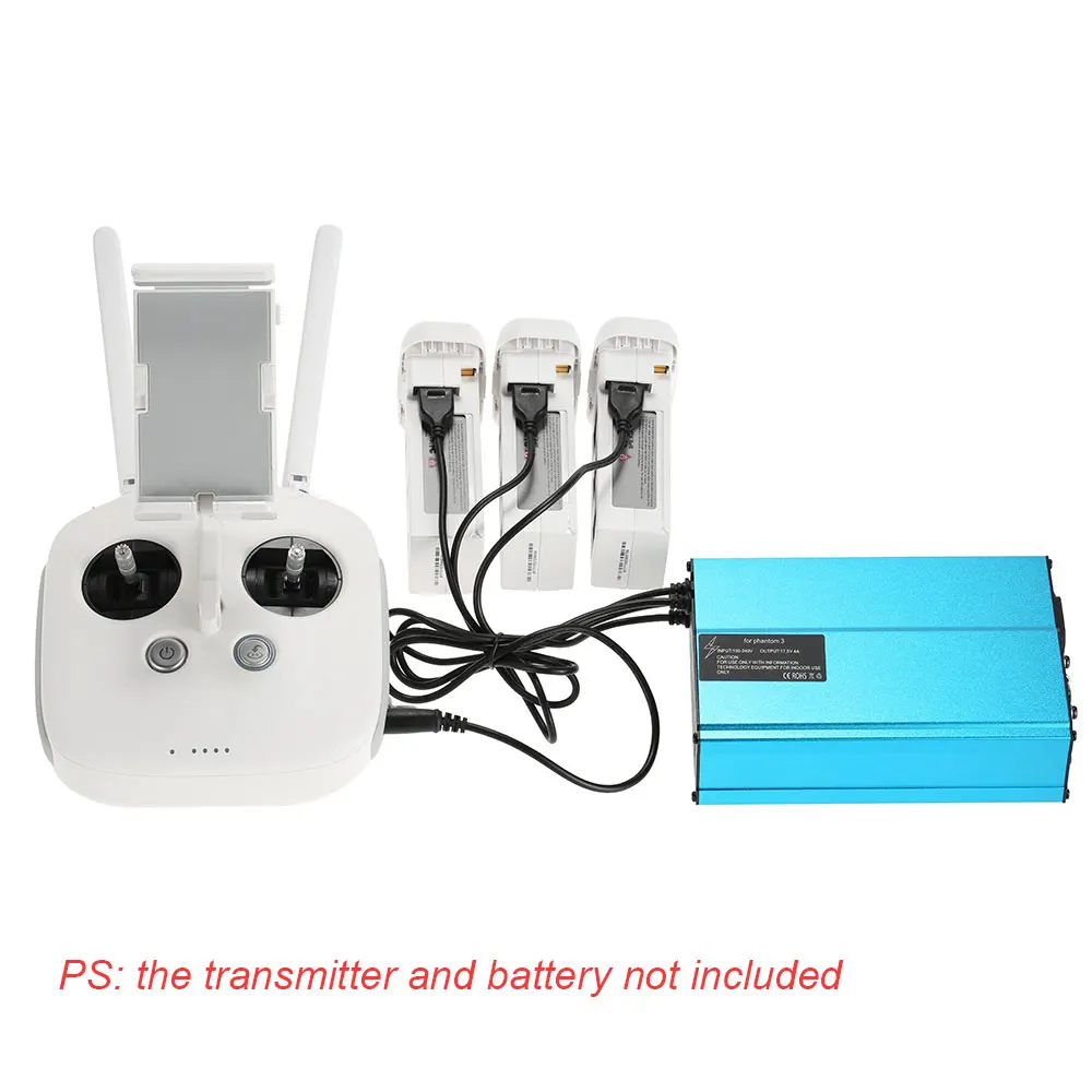 4 In 1 Lipo Battery Charger For DJI Phantom 3 RC Quadcopter Lipo Battery And Transmitter 4 In 1 Lipo Battery Charger For DJI Phantom 3 RC Quadcopter Lipo Battery And Transmitter