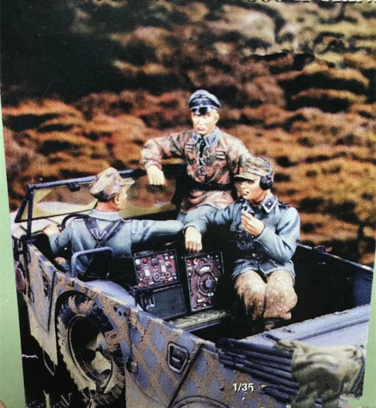 1/35 модельная фигурка из смолы разобранный Неокрашенный комплект 00387 (без