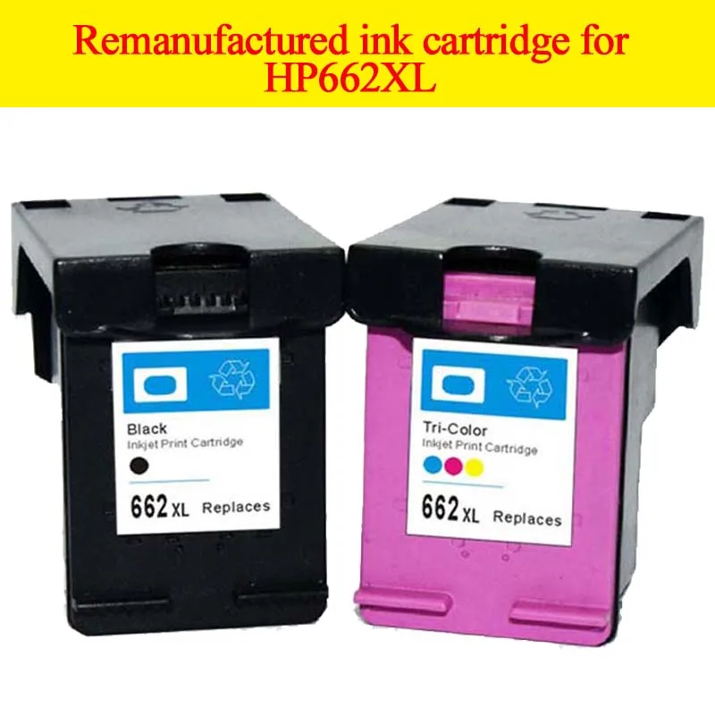 

Remanufactured for HP662XL 662 XL Cartucho de Tinta Para HP Deskjet 662 1015 1515 2515 2545 2645 3515 3545 4645