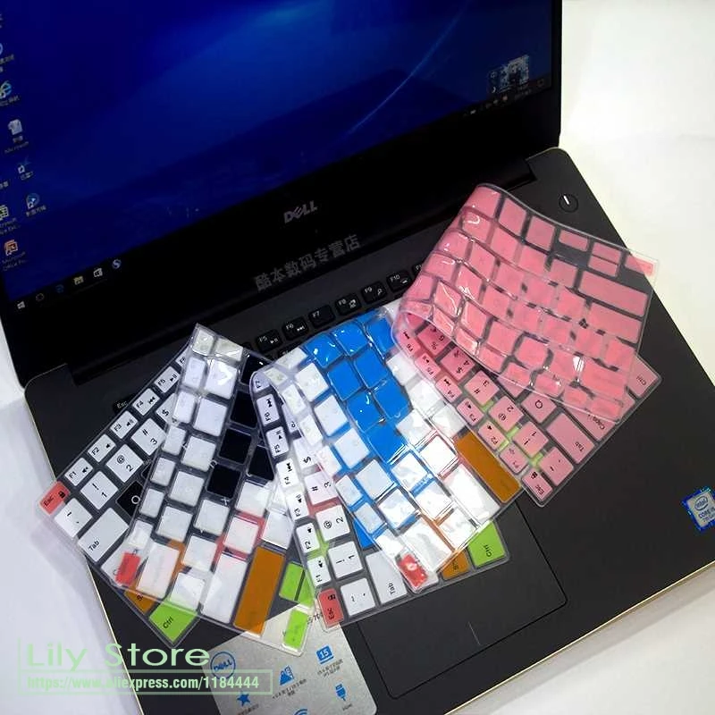 Силиконовый чехол для клавиатуры DEll Inspiron 15 6 &quotDell 7000 5578 5579 7560 7569 7570 7572 7573|Чехлы
