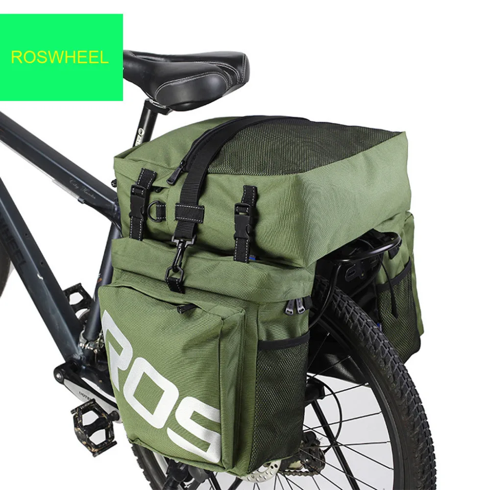 

Bicycle Rear Shelf Package Mountain Bike Three-In-One Camel Bag Large Capacity Must-have For Long Distance Riders #3N23