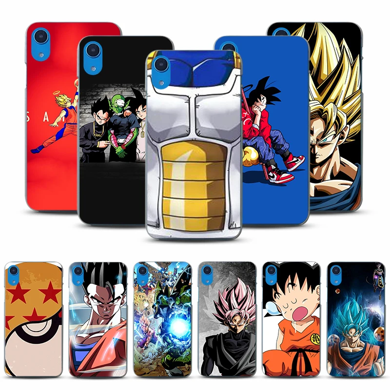 

phone case for iphone XSMax XR X XS Popular Dragon Ball Goku Hard PC matte cases for iphone 7 7plus 6splus 8 8plus 5 5s se cover