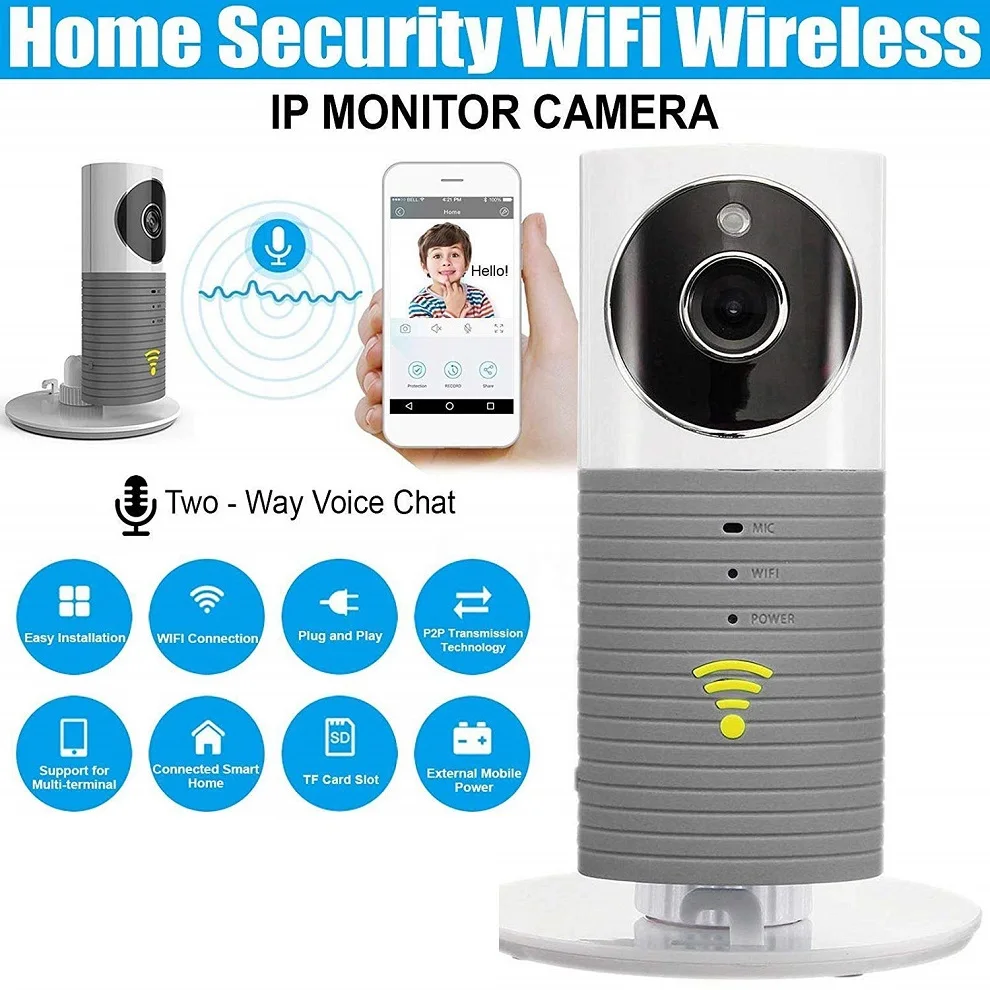 

720P dog camera mini camara wifi cctv camera IR Night Vision 2 way Talk PIR Motion Sensor Baby Alarm ip kamera 4 Colors Max 32GB
