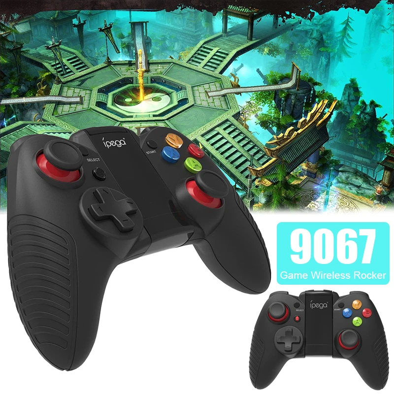 Goede IPega PG 9067 PG 9067 Gamepad Bluetooth Draadloze Joystick Gaming Control Aangepast Houder voor iPhone iOS Android TV Bo Tablet PC