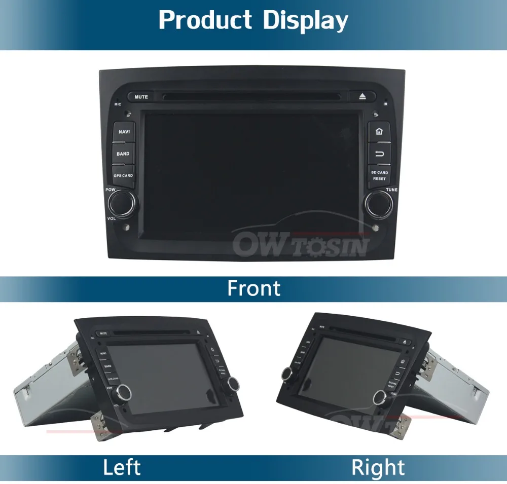 Excellent 7" IPS 8 Core 4G RAM+64G ROM Android 9.0 Car DVD Player For Fiat Doblo II 2015-2018 CarPlay Parrot BT Radio Adas Multimedia 13