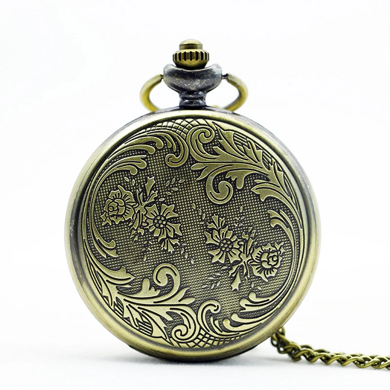 PB397-Retro-Bronze-Pirate-Skull-Quartz-Pocket-Watch-Pendant-Necklace-Antique-Chain-Men-Boy-Watch