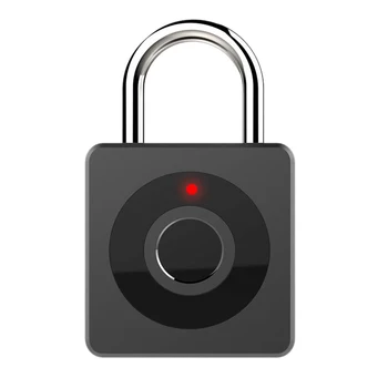 

Usb Charging Fingerprint Padlock-Smart Lock Anti-Theft Keyless Biometric Lock Security Lock For Gym,Sports,School & Employee L