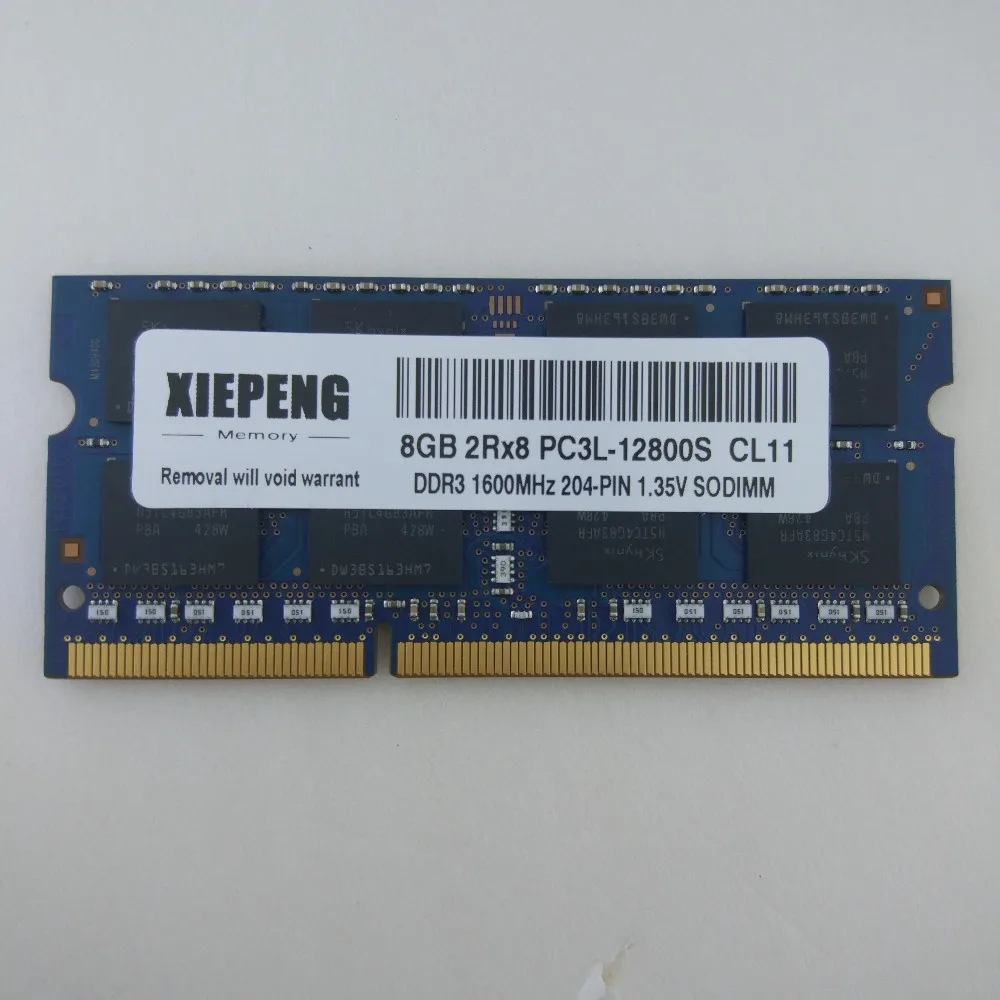 4GB 2Rx8 PC3L 12800S RAM для ноутбука DELL Latitude 5404 3150 3160 3330 3340 3350 3450 3460 3470 8GB DDR3L 1600MHz память