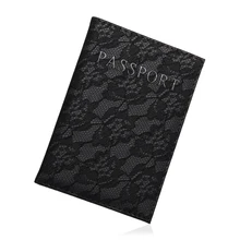 1 шт. элегантный для женщин кружево Цветочный заграничного паспорта протектор Держатель билетов путешествия паспорт удостоверение Обложка Универсальный мир