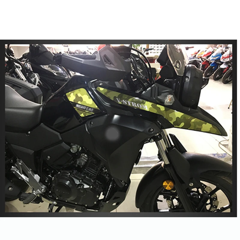 

Motorcycle 2D Fairing Emblem Sticker Decal for SUZUKI DL250 can choose