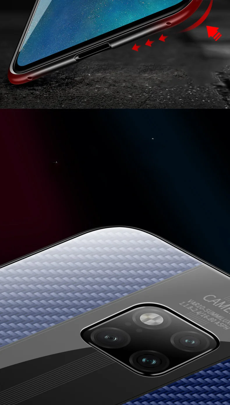 Для huawei mate 20 10 20X Pro закаленное стекло Coque задняя крышка сдвижная крышка мягкий, зеркальный, из ТПУ силиконовый анти-осень тонкий корпус