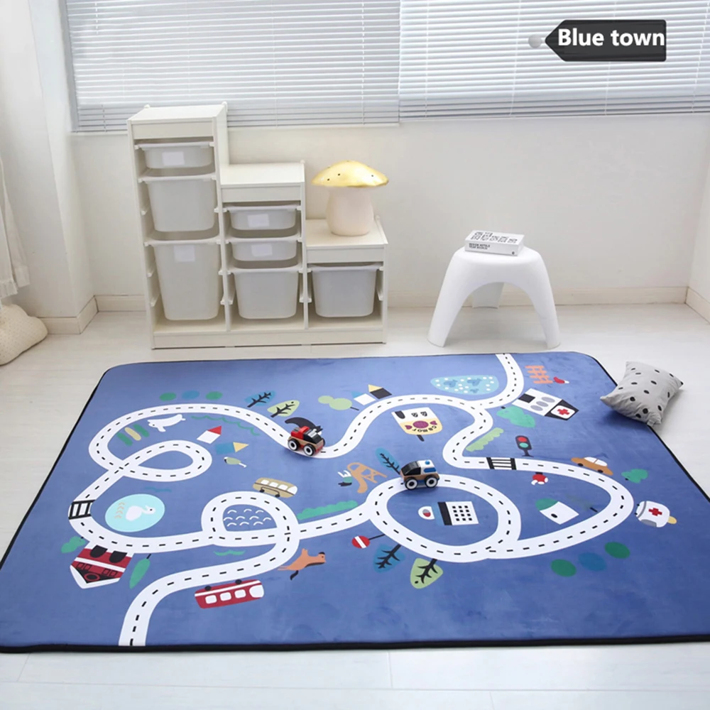 

Child Play Mats Baby Crawling Mat Velvet Slow Rebound Thickened Carpet Anti-skid Crawling Pad Decorate Living Room for Children