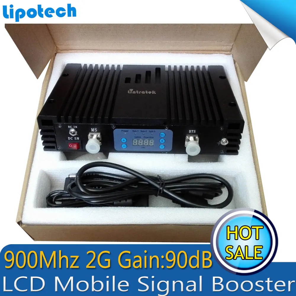  5W Powerful 37dBm Gain 90dB GSM Repeater 900mhz LCD Display And AGC/MGC Mobile SmartPhone Signal Am