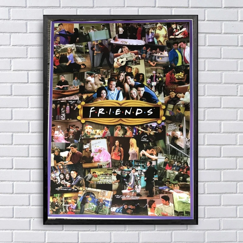

Friends TV Series Art Silk Poster Home Decor 12x18 20x30inch