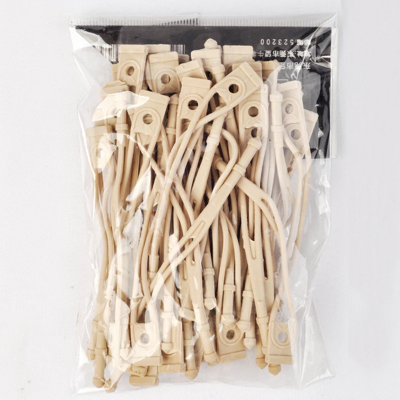 Hair Styling Tool Hair Curling Tools 50pcs/set Hair Perm Hollow Bars Rubberband Styling Curl Bar Heat Resistance Elastic Bands Hairdressing Accessories UN322