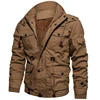 Winter Parkas Mens Casual Thick Warm Bomber Jacket Mens Outwear Fleece Hooded Multi-pocket Tactical Military Jackets Overcoat ► Photo 1/6