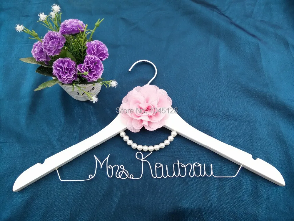 

Free shipping Personalized Wedding Hanger, bridesmaid gifts, name hanger, brides hanger bride gift