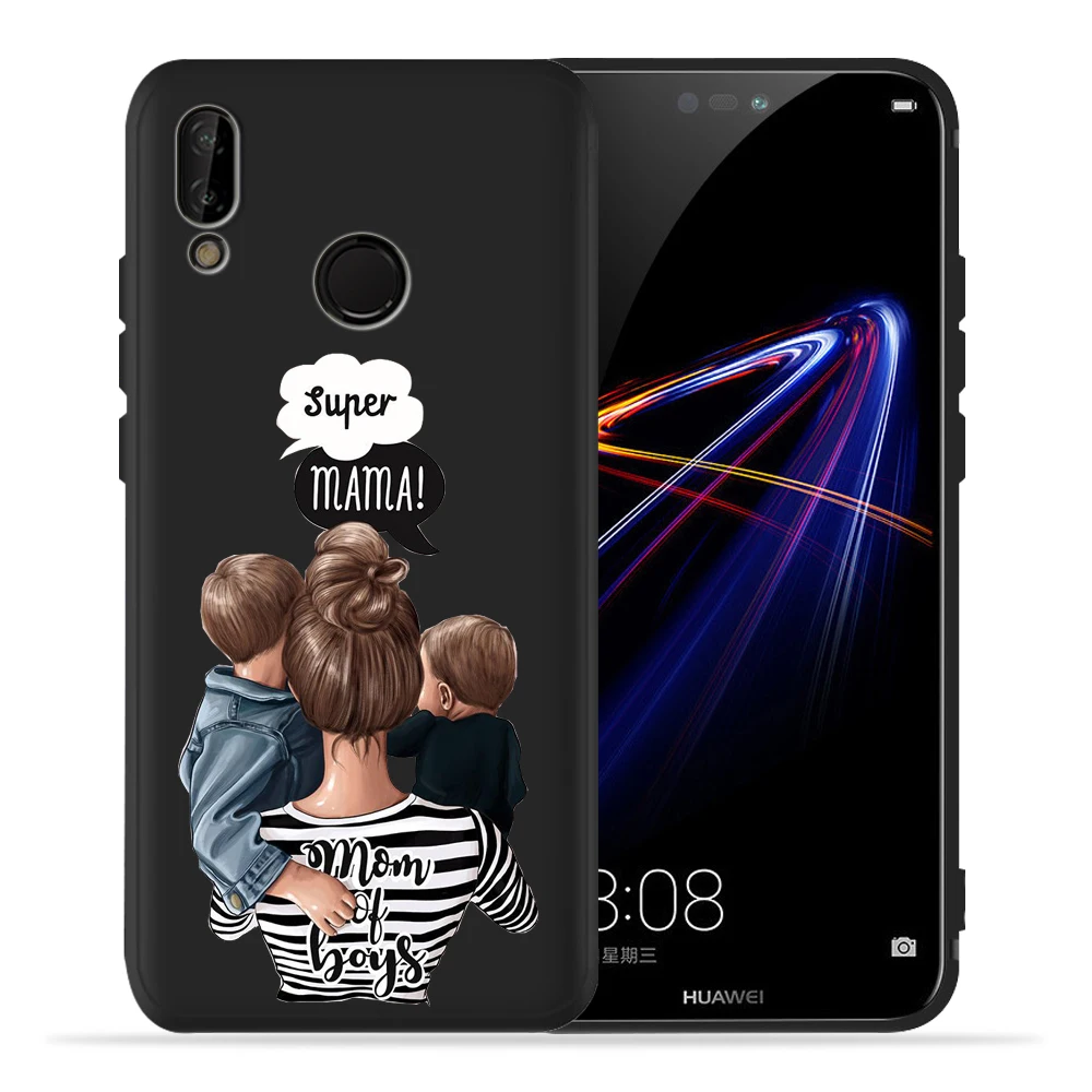 Чехол Super Mom Baby Mama mouse Girl Для huawei P20 Lite P30 huawei P30 Lite P8Lite P9Lite P Smart family Etui - Цвет: 08