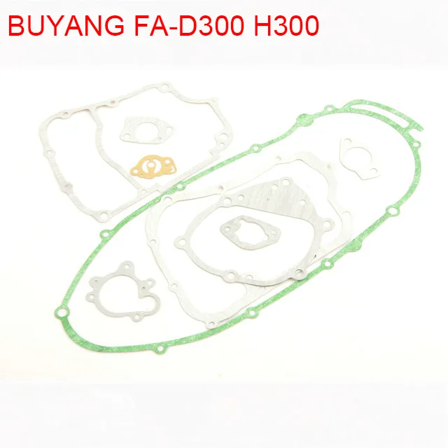 

Feishen 300cc ATV Engine Complete Gasket kit Engine Parts Sealing Gasket Kit for BUYANG FA-D300 H300 300CC ATV