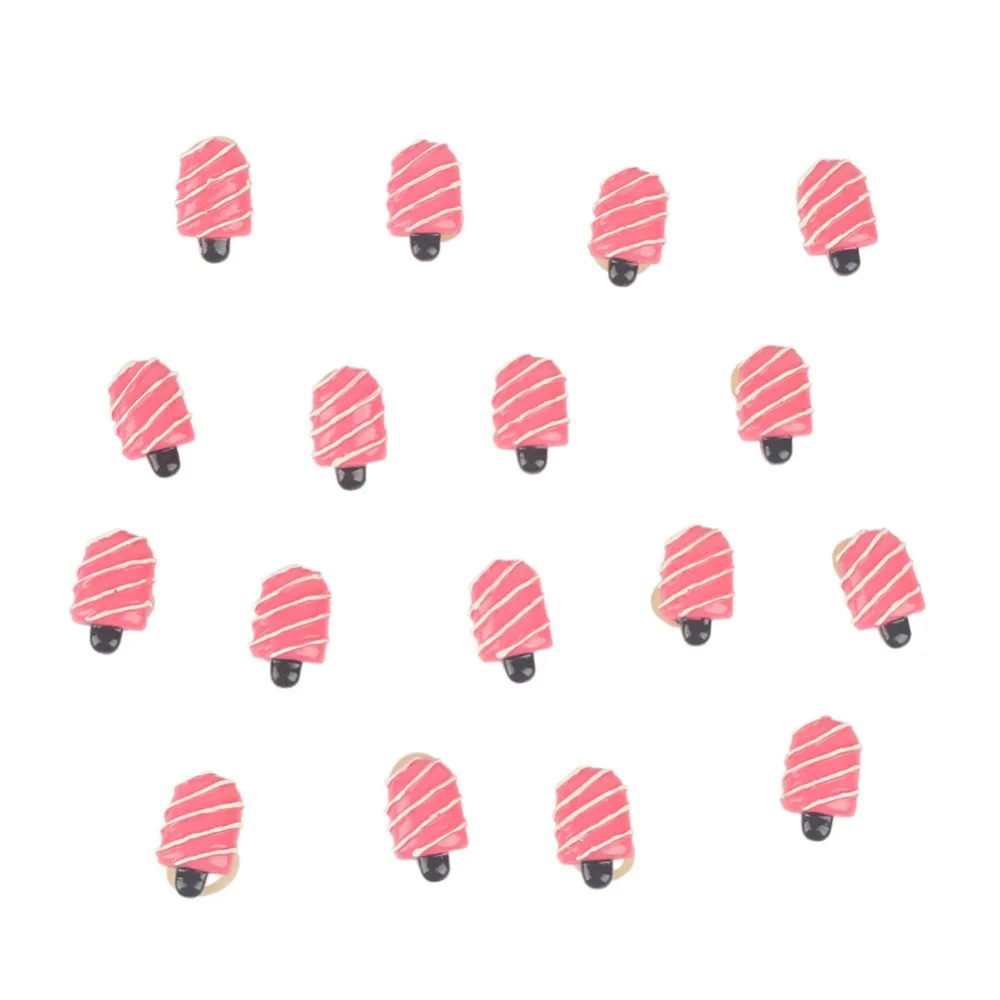 

50pcs Wholesale Resign Ice Cream Dogs Hair Accessories for Long Hair Small Dogs Puppies Pet Hair Decorations Dog Bows Supplies